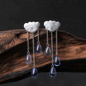 Handmade-Designer-Jewelry-Cloud-925-earring-silver (1)